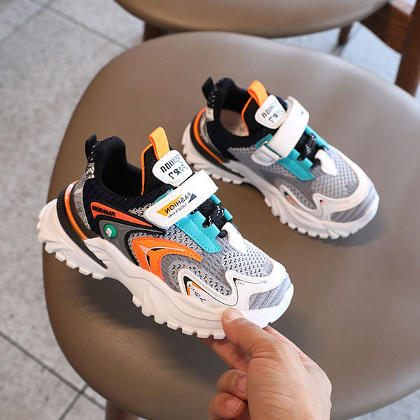 Нов модел детски маратонки с мрежи за момчета с мрежи