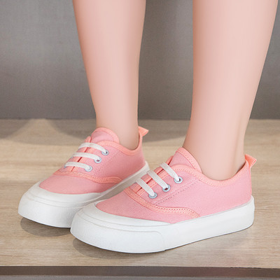 Платнени детски кецове с равна подметка за момчета и момичета