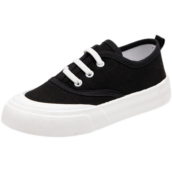 Платнени детски кецове с равна подметка за момчета и момичета