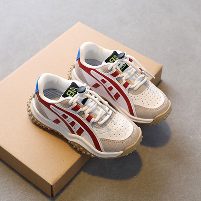 Нов модел детски ежедневни маратонки с връзки за момчета