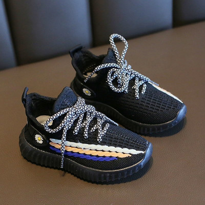 Ежедневни маратонки от текстил с връзки за момичета