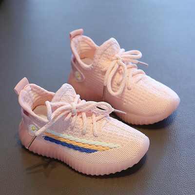 Ежедневни маратонки от текстил с връзки за момичета