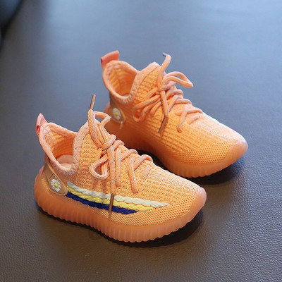 Ежедневни маратонки от текстил с връзки за момичета