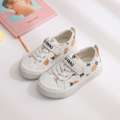 Детски кецове мрежести с апликация и надпис за момичета