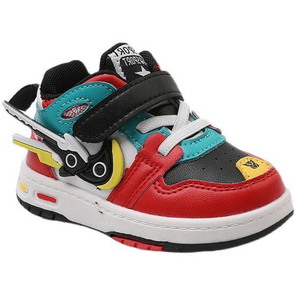 Ежедневни детски високи кецове с лепенки за момчета или момичета