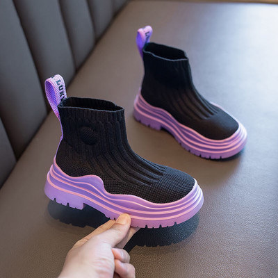 Детски кецове от текстил тип чорап