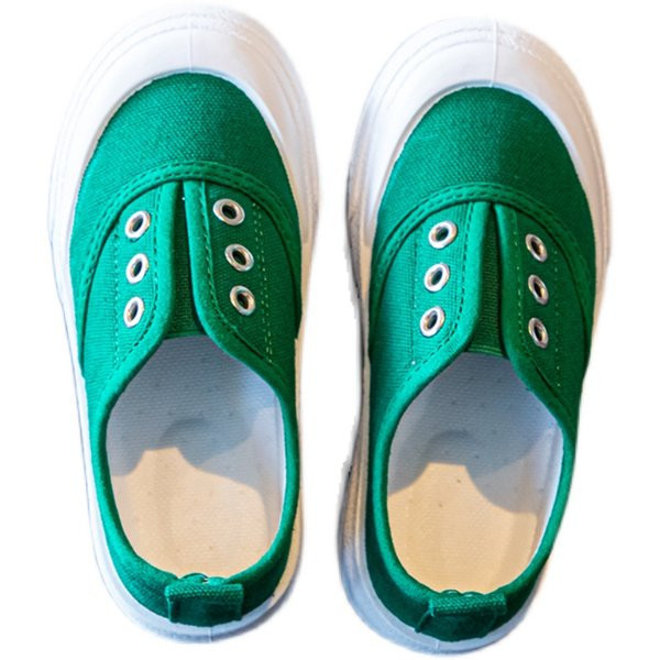 Детски кецове от текстил без връзки за момичета 