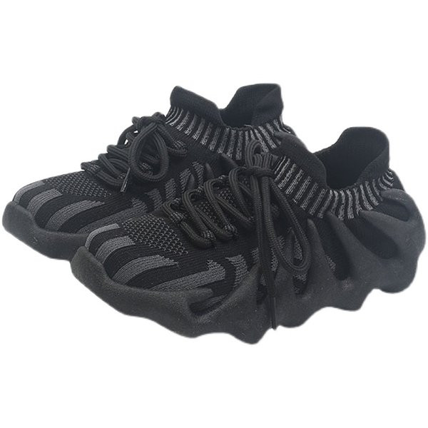 Нов модел детски дишащи маратонки с връзки за момчета