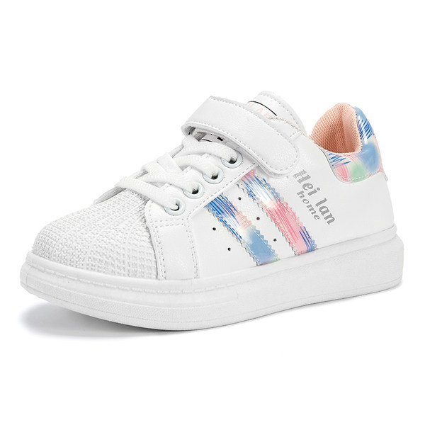 Детски кожени кецове с лепенки за момичета и момчета