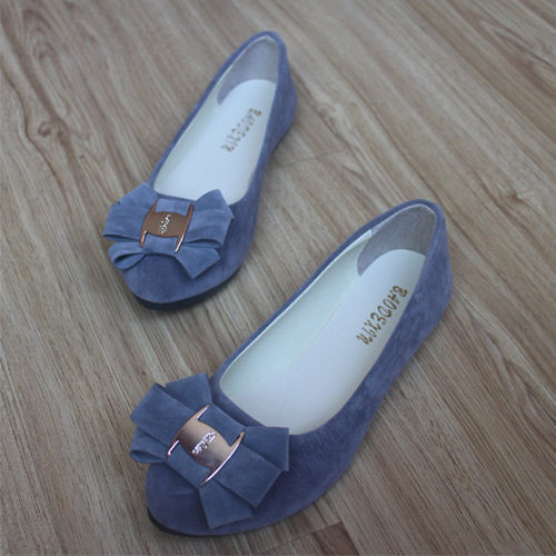 Ежедневни мокасини с панделка и метална декорация