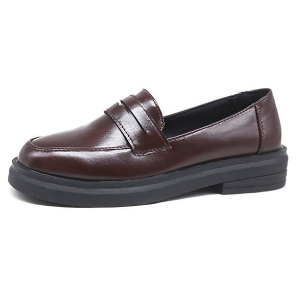 Нов модел кожени мокасини с равна подметка