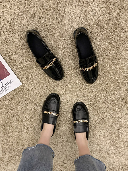 Модерни дамски мокасини с равна  подметка