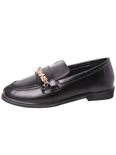 Модерни дамски мокасини с равна  подметка