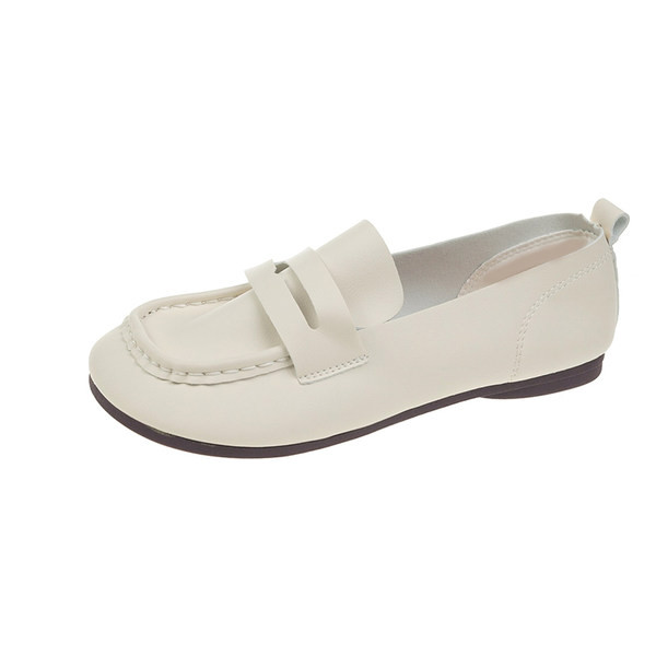 Ежедневни мокасини от еко кожа - заоблен модел