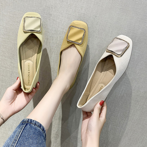 Ежедневни дамски мокасини от еко кожа - два модела