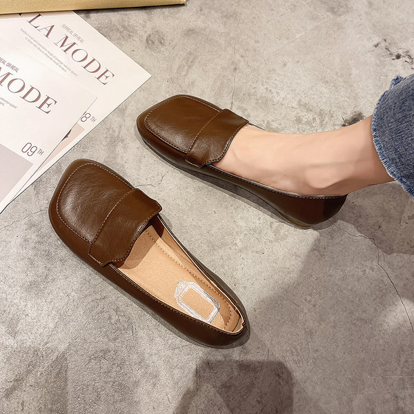 Mocasini casual, model din piele ecologica pura