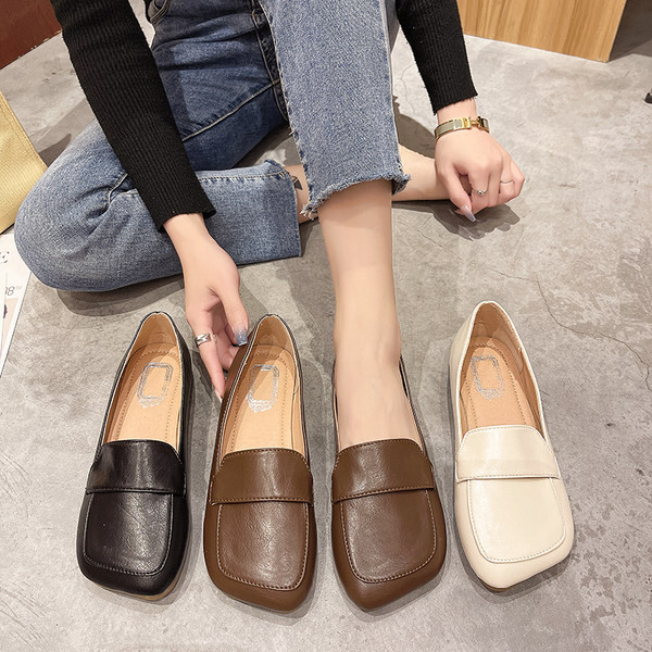 Mocasini casual, model din piele ecologica pura