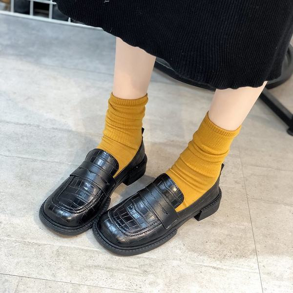 Дамски мокасини от еко кожа изчистен модел