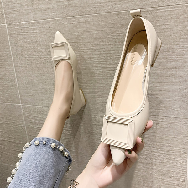 Mocasini casual model ascutit cu catarama