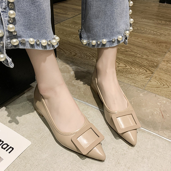 Mocasini casual model ascutit cu catarama