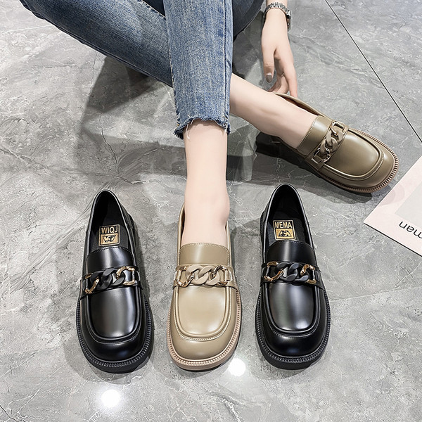 Mocasini de dama din imitatie de piele cu talpa plata