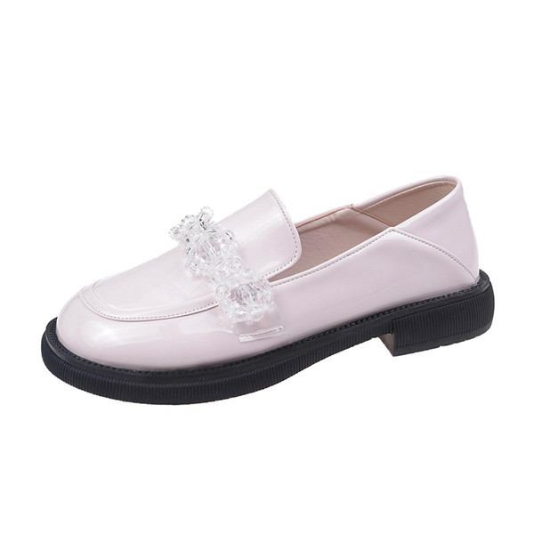 Дамски мокасини от еко кожа с  декорация камъни