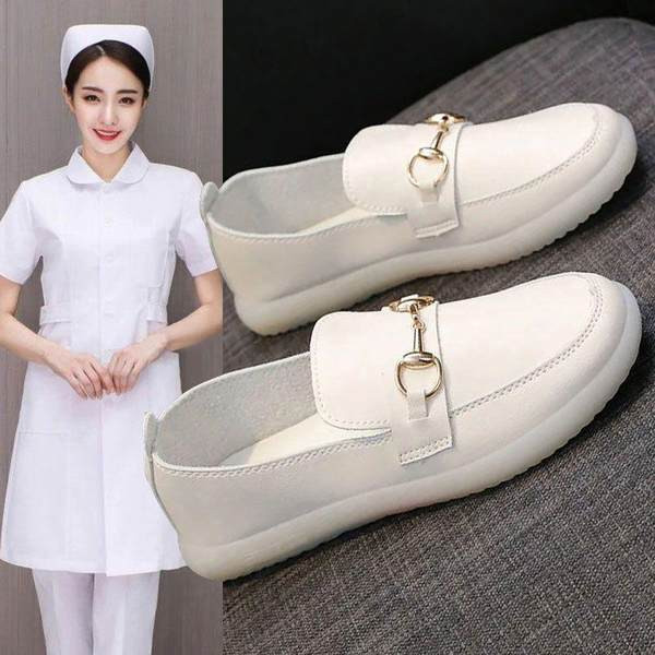 Mocasini casual din piele ecologica cu decor metalic