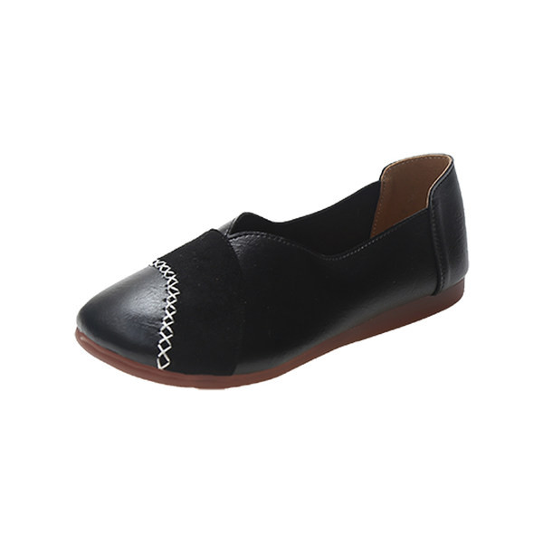 Γυναικεία μοκασίνια απλό μοντέλο - στρογγυλεμένα