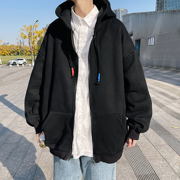 Hanorac pentru bărbați cu buzunare și cravate