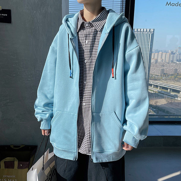 Hanorac pentru bărbați cu buzunare și cravate