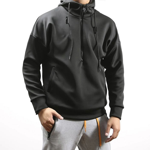 Мъжки есенен суичър с качулка