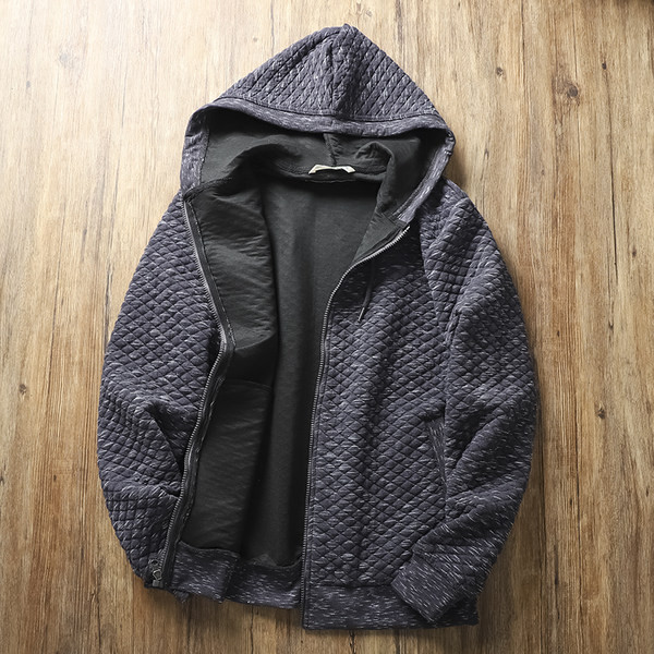 Sügisene meeste dressipluus luku ja kapuutsiga