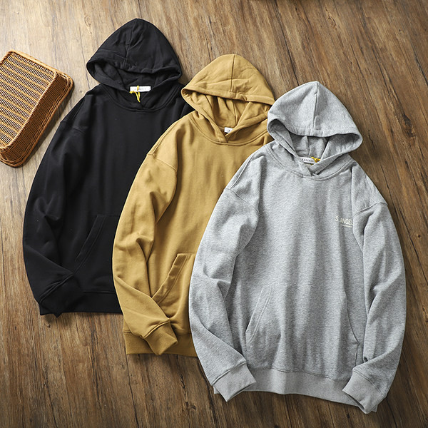 Ежедневен мъжки суичър с качулка и джоб