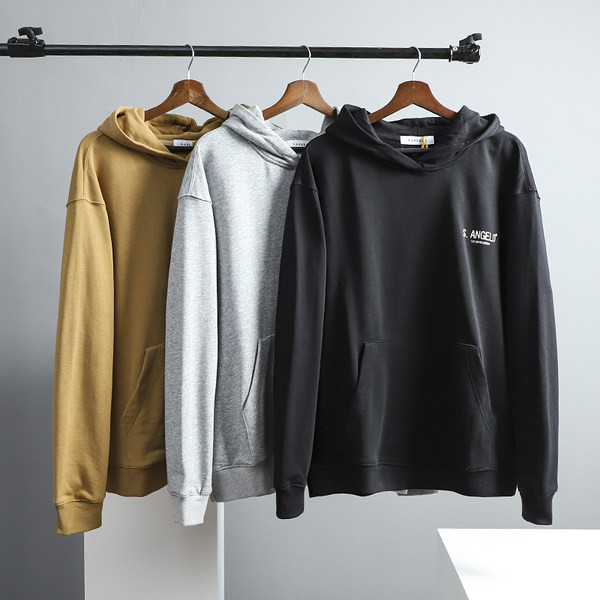 Ежедневен мъжки суичър с качулка и джоб