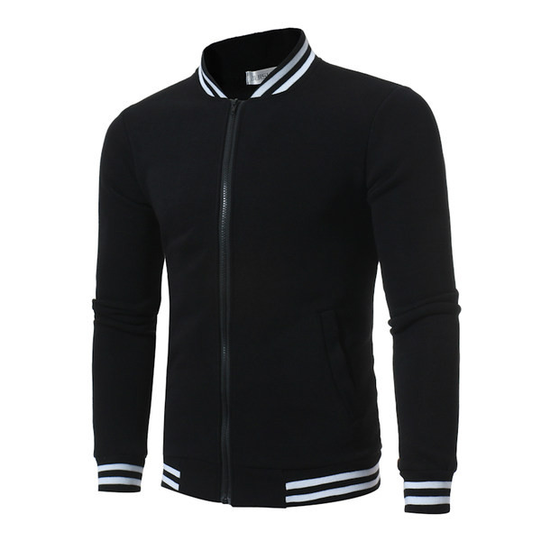 Мъжки втален суичър с ниска яка