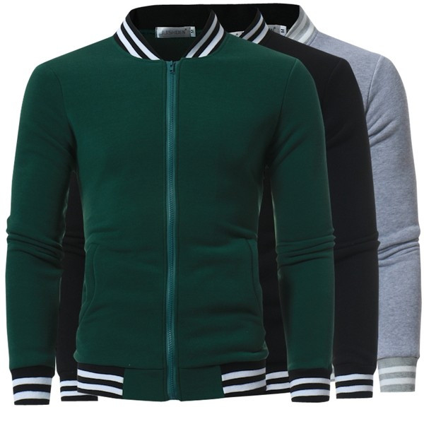 Мъжки втален суичър с ниска яка