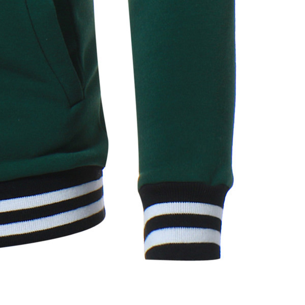 Мъжки втален суичър с ниска яка