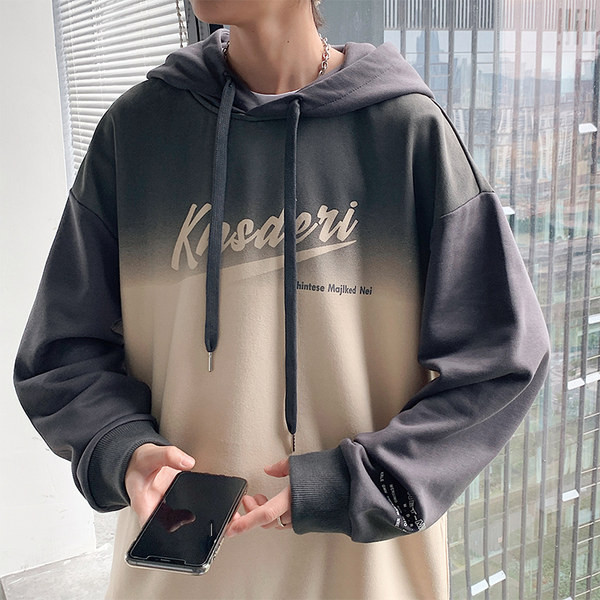 Igapäevane meeste dressipluus kirja ja kapuutsiga