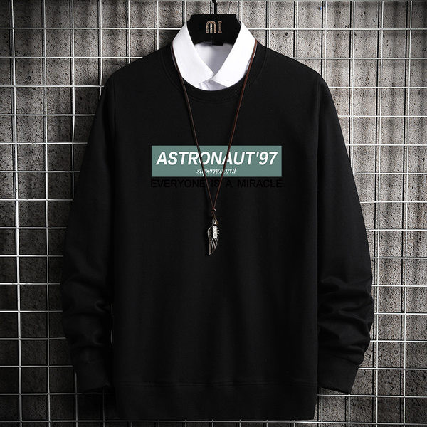 Hanorac zilnic cu inscripții model larg