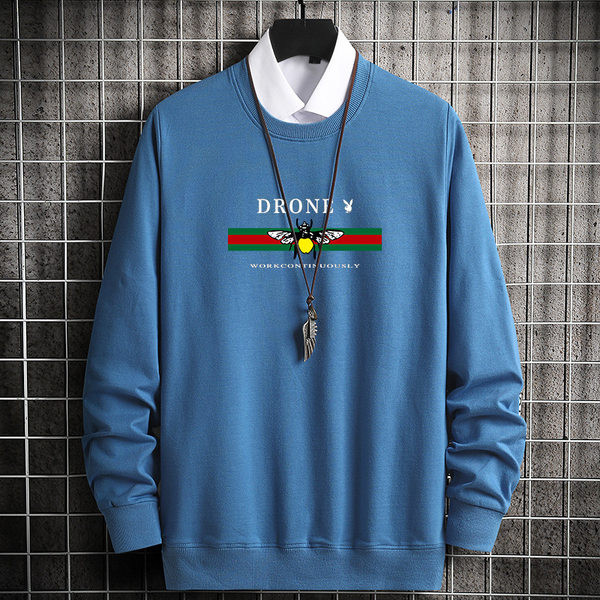 Hanorac lat cu inscripție și aplicare de culoare