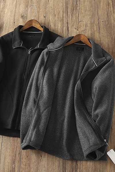 Hanorac zilnic pentru bărbați cu fermoar