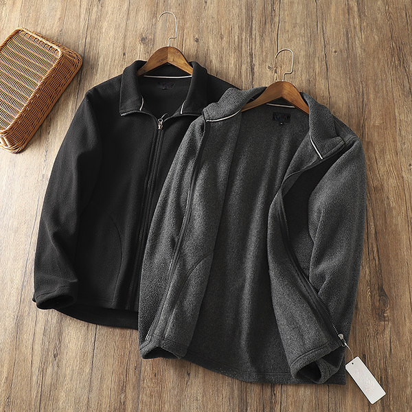 Hanorac zilnic pentru bărbați cu fermoar