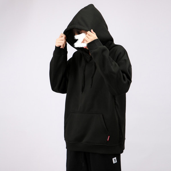 Hanorac gros zilnic cu glugă cu cravate