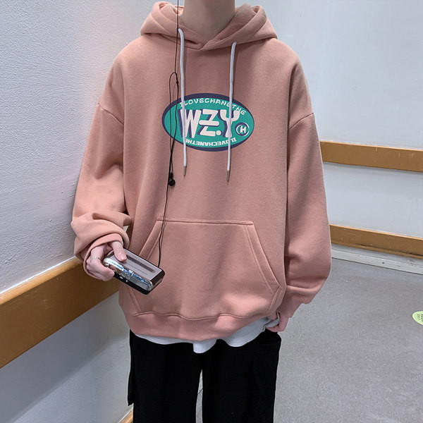 Hanorac de toamna barbati cu gluga si buzunar