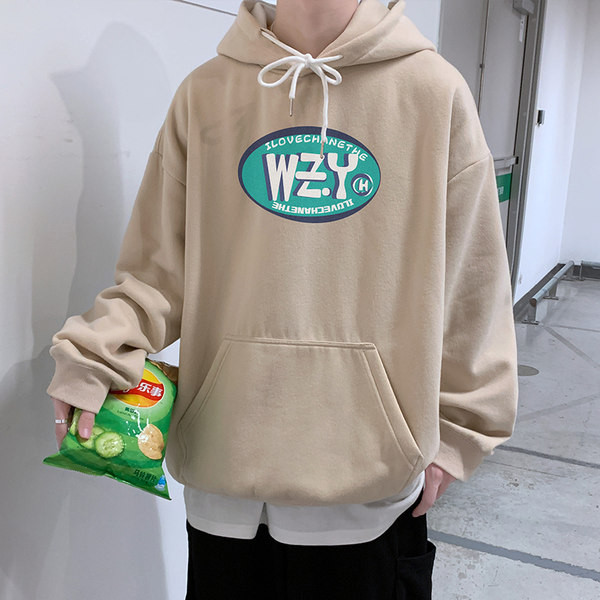 Hanorac de toamna barbati cu gluga si buzunar