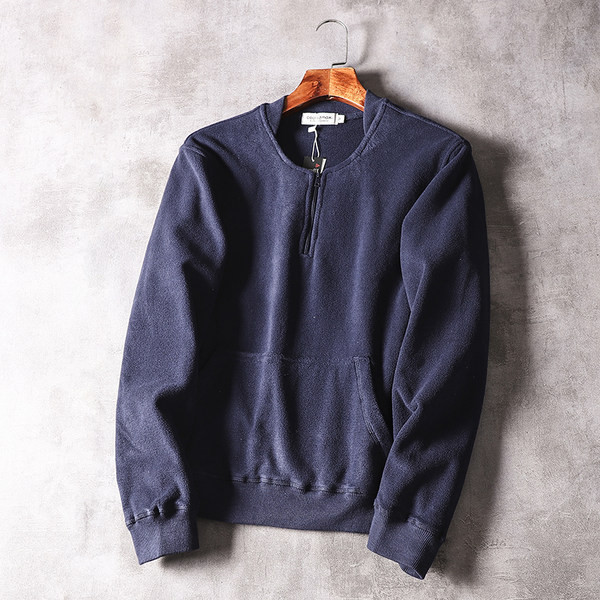 Hanorac pentru bărbați cu fermoar și buzunare