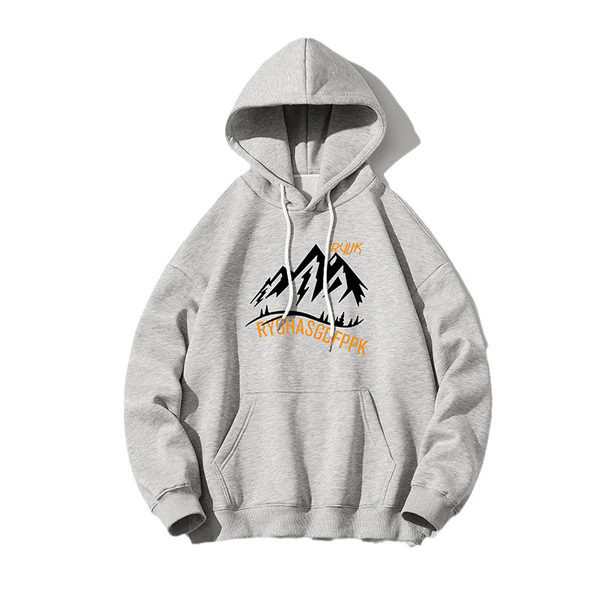 Aplikatsiooni ja kapuutsiga meeste dressipluus