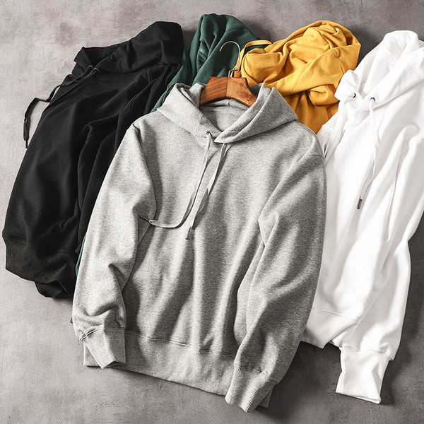 Hanorac pentru bărbați fără închidere cu glugă