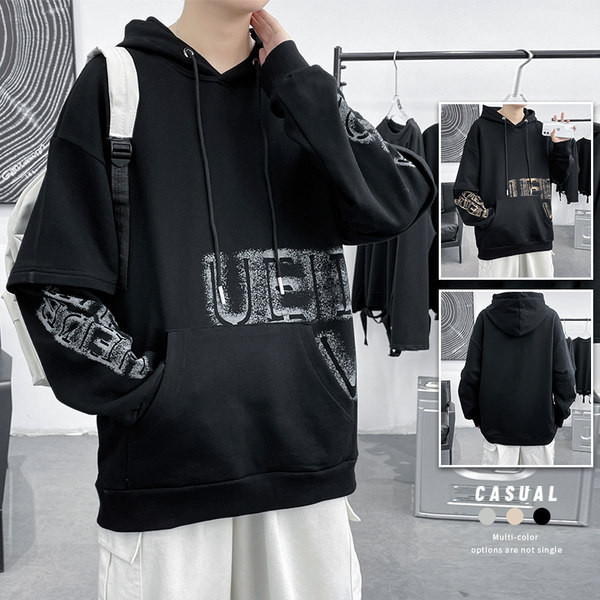 Meeste lai dressipluus kirjade ja lipsudega