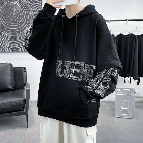 Meeste lai dressipluus kirjade ja lipsudega